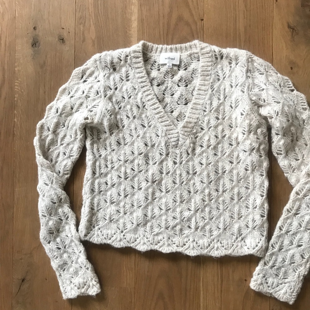 Last chance! Wilfred cropped crochet sweater - Picture 3 of 8